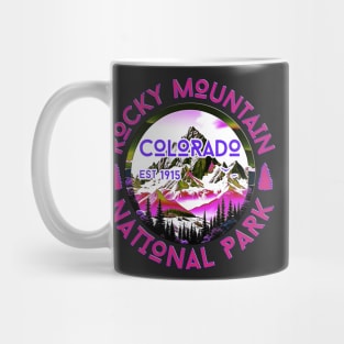 Copy of vintage Rocky Mountain National Park Colorado Hiking Nature Outdoors Mug